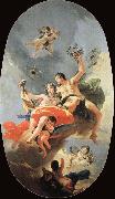 Giovanni Battista Tiepolo Triumph of ephy and Flora Spain oil painting artist